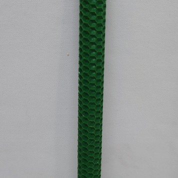 Lumanare conice din ceara naturala 27x1.9cm verde