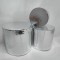 Set cutii din carton S/3 gri lucios