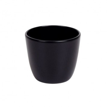 Bol ceramic 17cm negru mat