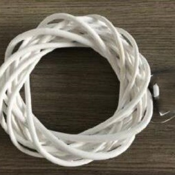 Coronita din nuiele D15CM alb