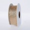 Banda decor 25mmx10m cu glitter sampanie