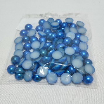 Margele jumatati 12mm S/100 albastru inchis