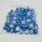 Margele jumatati 12mm S/100 albastru inchis