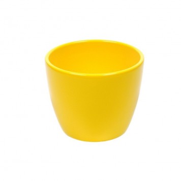 kerámia kaspó sárga 11cm