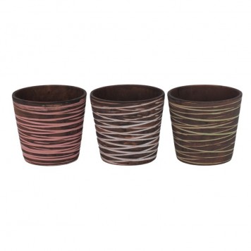 Vas ceramic String 12,5x11cm mixt S/9