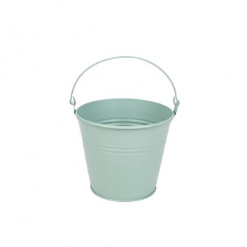 Galeata metal verde menta 8,3x7cm S/10