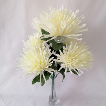 Buchet crizanteme x7 crem