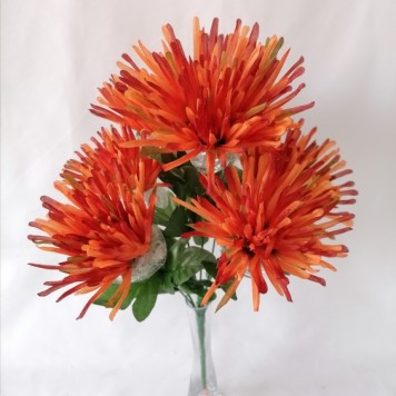 Buchet crizanteme x7 portocaliu