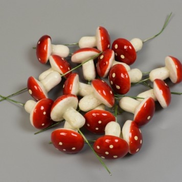 Pick ciuperci 4cm s/30 rosu