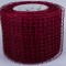 Banda dec. plasa simpla 5cmx10m bordeaux