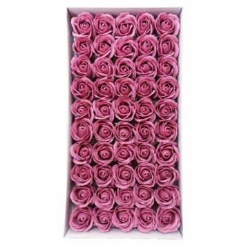 Set trandafiri sapun s/50 lotus pink