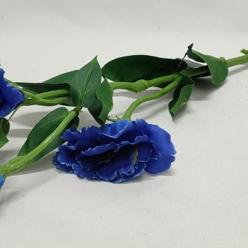 Creanga lisianthus x2 65cm albastru