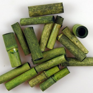Bambus 6cm verde inchis