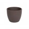 Vas ceramic Base structur 15cm taupe mat