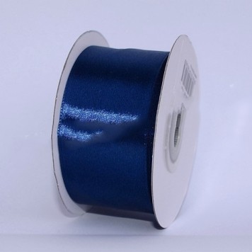Banda decor saten 3.8CMX25Y albastru navy