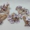Capete floricele cu bilute S/5 mov deschis