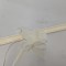 Fundite mici organza 2cmx50cm S/10 crem
