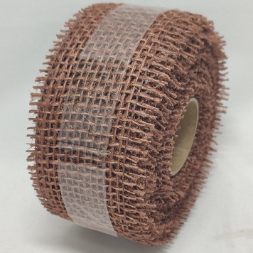 Banda decor yuta 5cmx9m maro deschis