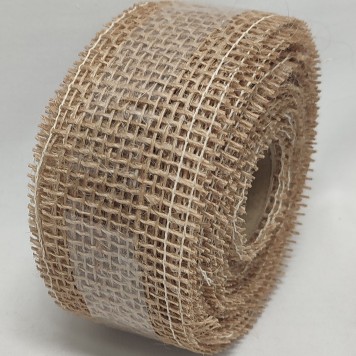 Banda decor yuta 5cmx9m natur