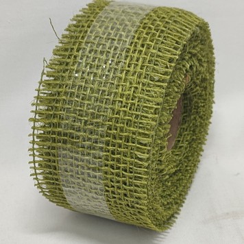 Banda decor yuta 5cmx9m verde