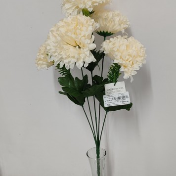 Buchet crizanteme x5 H:45cm piersica