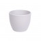 Bol ceramic Base structur 15cm gri deschis mat