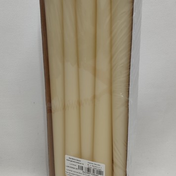 Lumanari conice 24cm S/10 crem