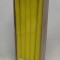 Lumanari conice 24cm S/10 galben