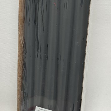 Lumanari conice 24cm S/10 negru