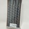 Lumanare spiral 20cm S/10 negru