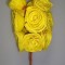 Trandafiri ming 6cm galben
