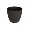 Bol ceramic Base structur 13cm gri inchis mat