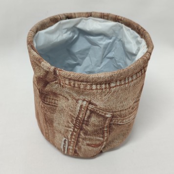 Bol jeans 10cm maro