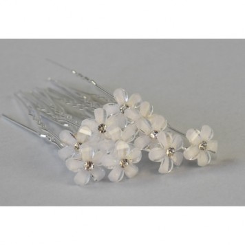 Agrafe forma floare cu 5 petale S/20 mini