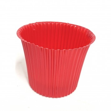 Vas pvc 12cm rosu