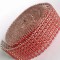 Banda decor stras 3cmx4.57m rosu