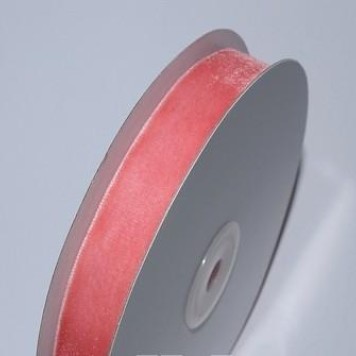 Banda decor catifea 2cmx10m coral