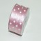 Banda dec. saten cu buline 3.8cmx25y nalba