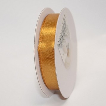 Banda decor saten 13mmx25y auriu