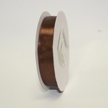 Banda decor saten 13mmx25y ciocolata