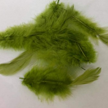 Pene 7-12cm 10gr. verde deschis