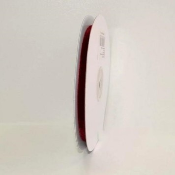 Banda decor catifea 0.6cmx10m bordeaux