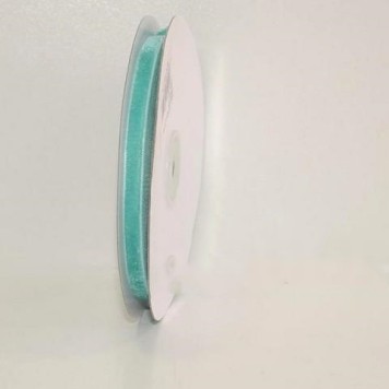 Banda decor catifea 0.6cmx10m menta