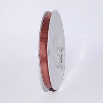 Banda decor saten 6mmx25y cinnabar
