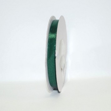 Banda decor saten 6mmx25y verde inchis
