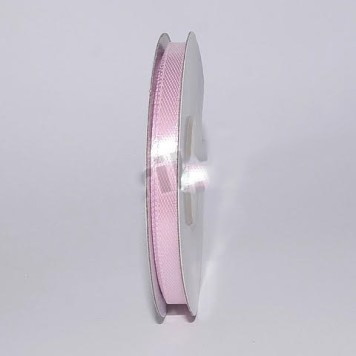 Banda decor saten 6mmx25y roz deschis
