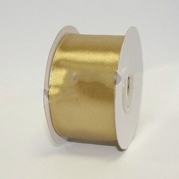 Banda decor saten 3.8cmx25y auriu deschis