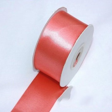 Banda decor saten 3.8cmx25y coral