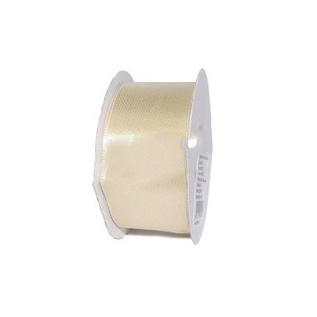 Banda decor saten 3.8cmx25y sampanie