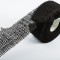 Banda decor yuta 5cmx10m negru